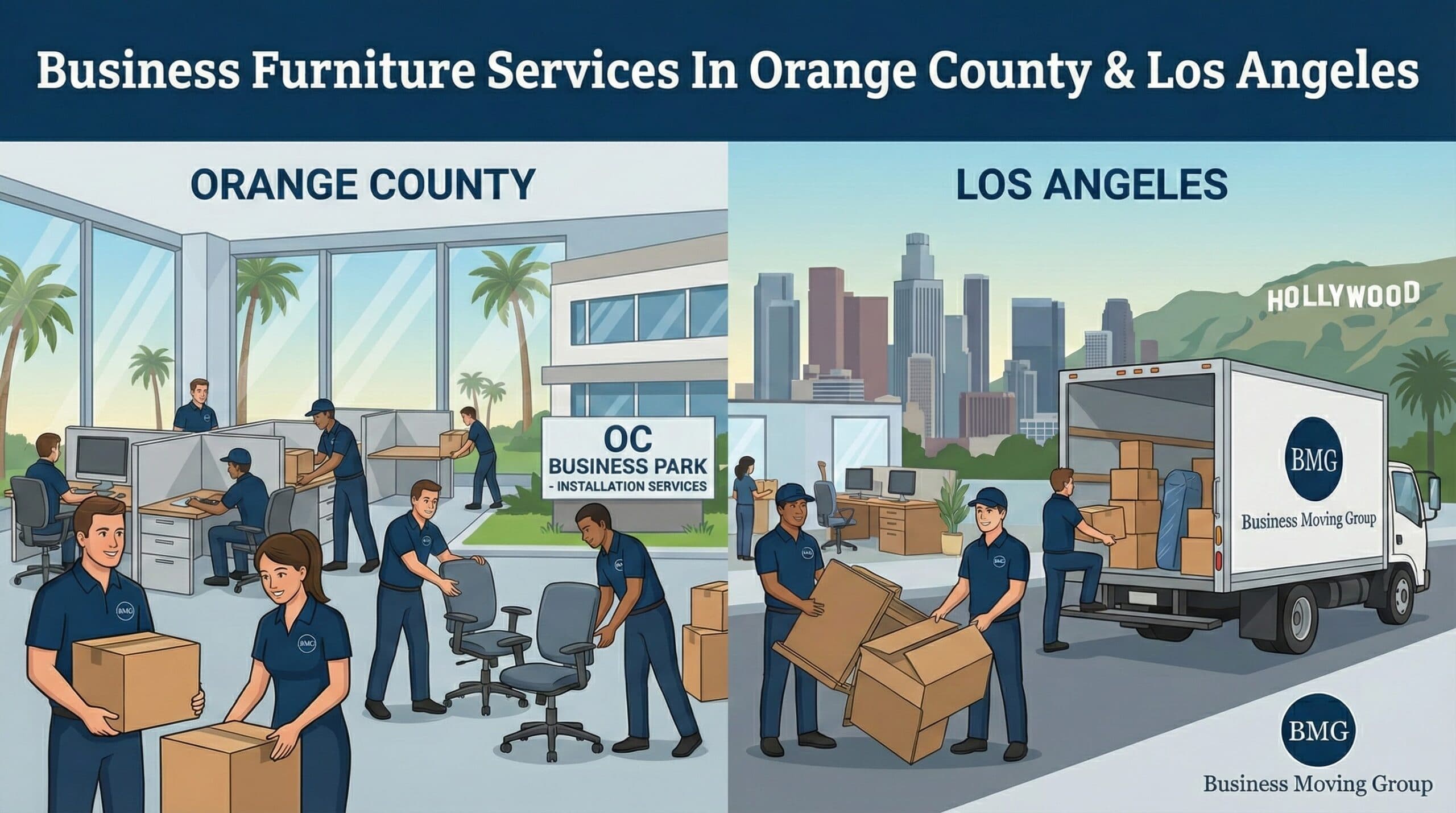 Business Furniture Services In Orange County & Los Angeles