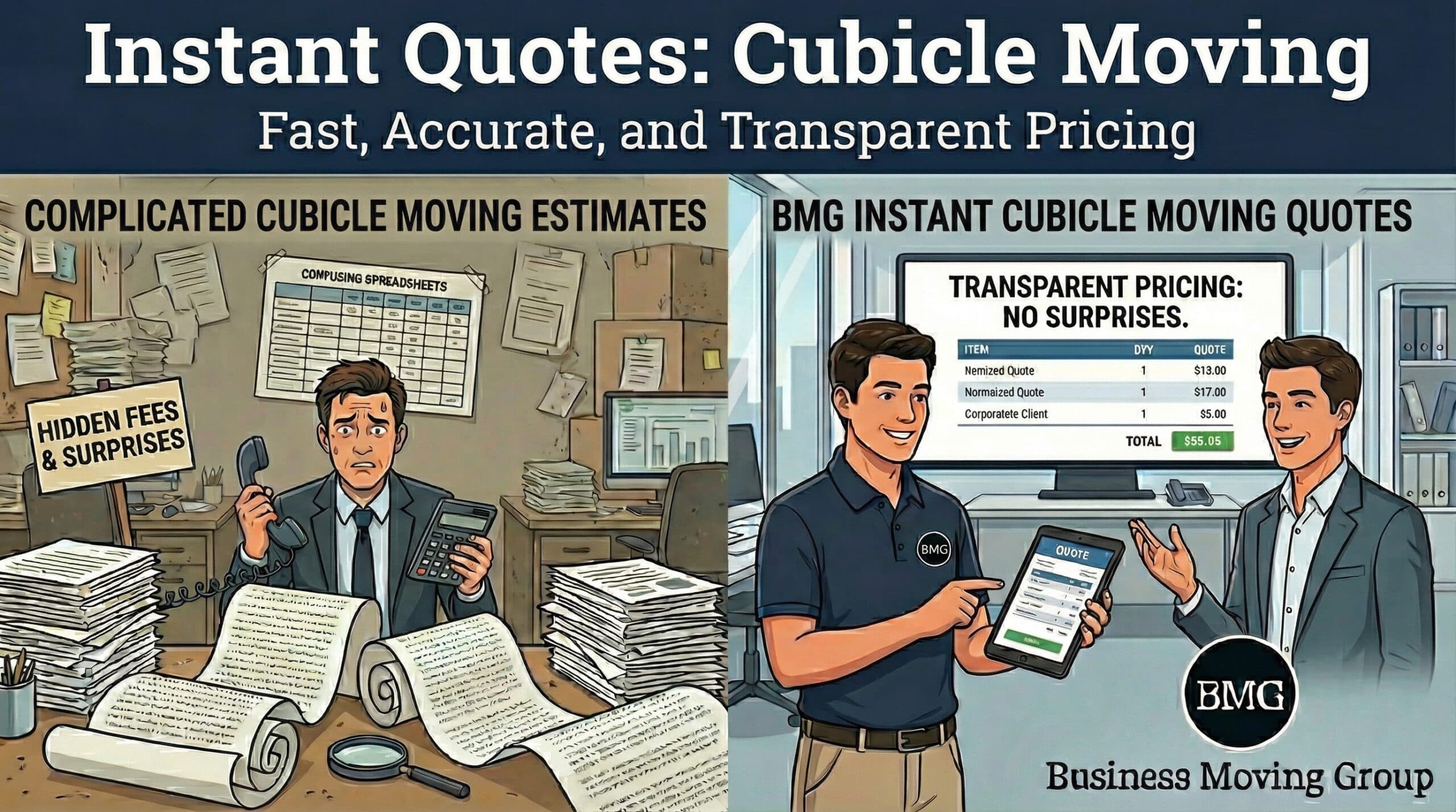 Instant Quotes - cubicle moving