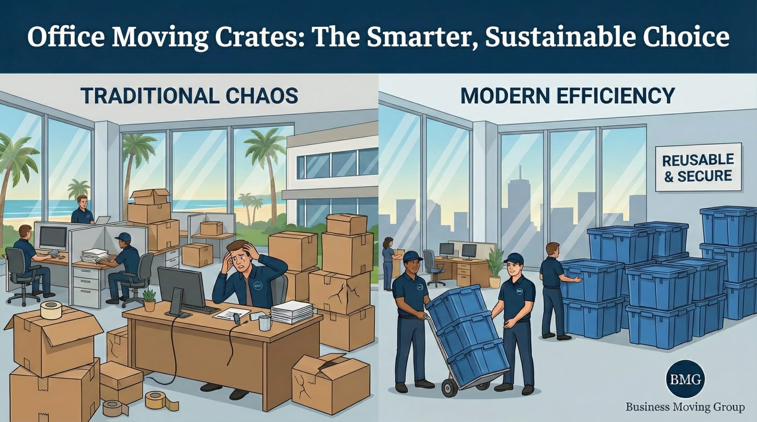 Office Moving Crates