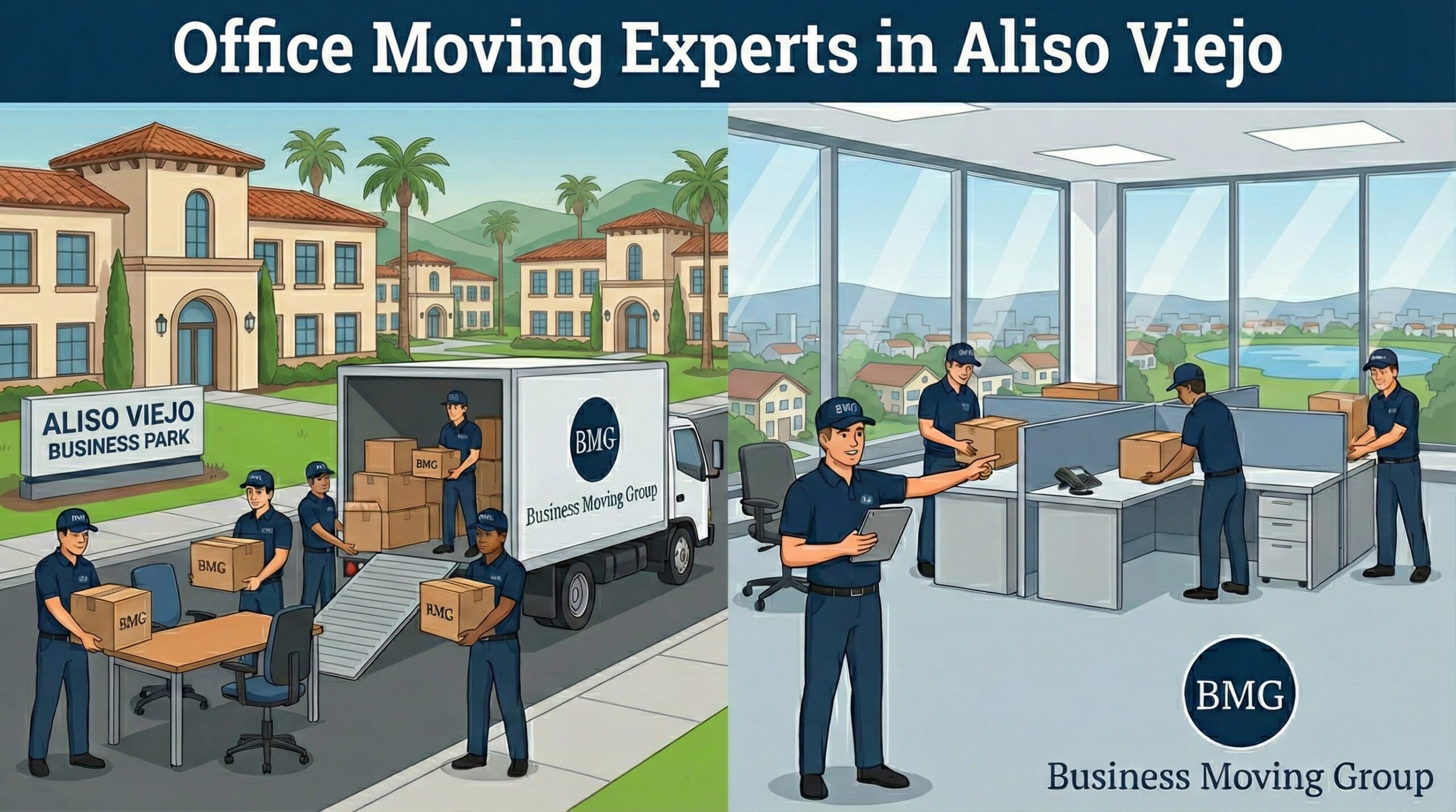 Office Moving Experts in Aliso Viejo
