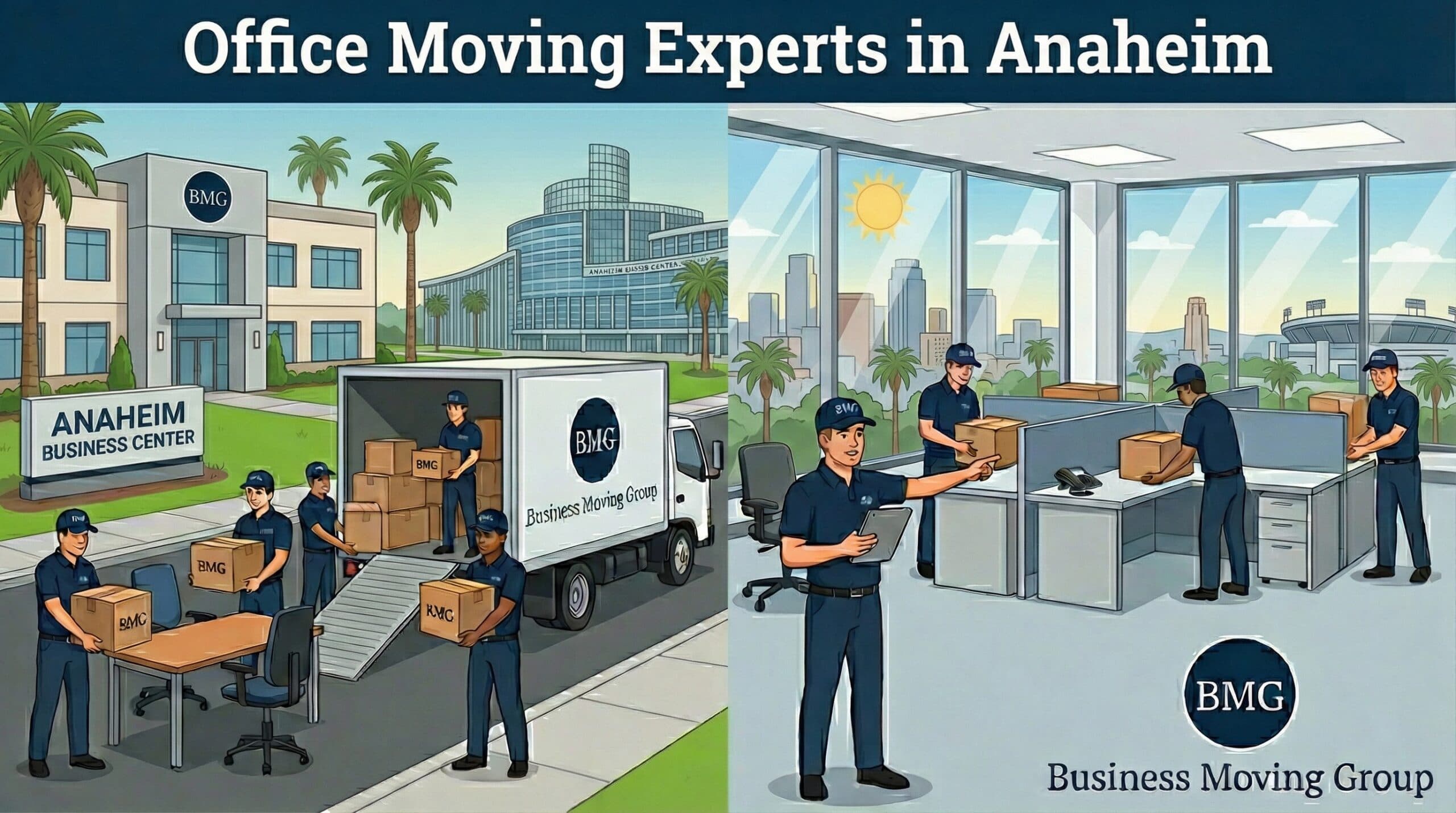 Office Moving Experts in Anaheim