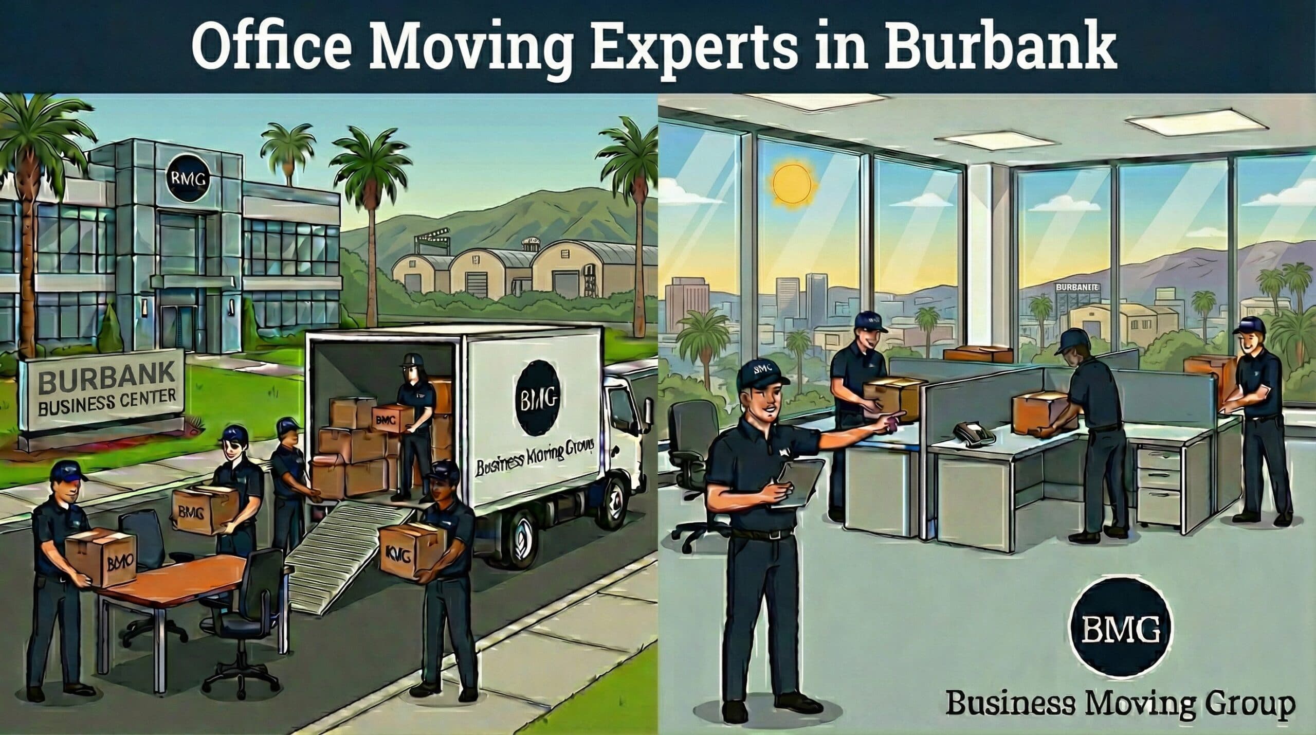 Office Moving Experts in Burbank