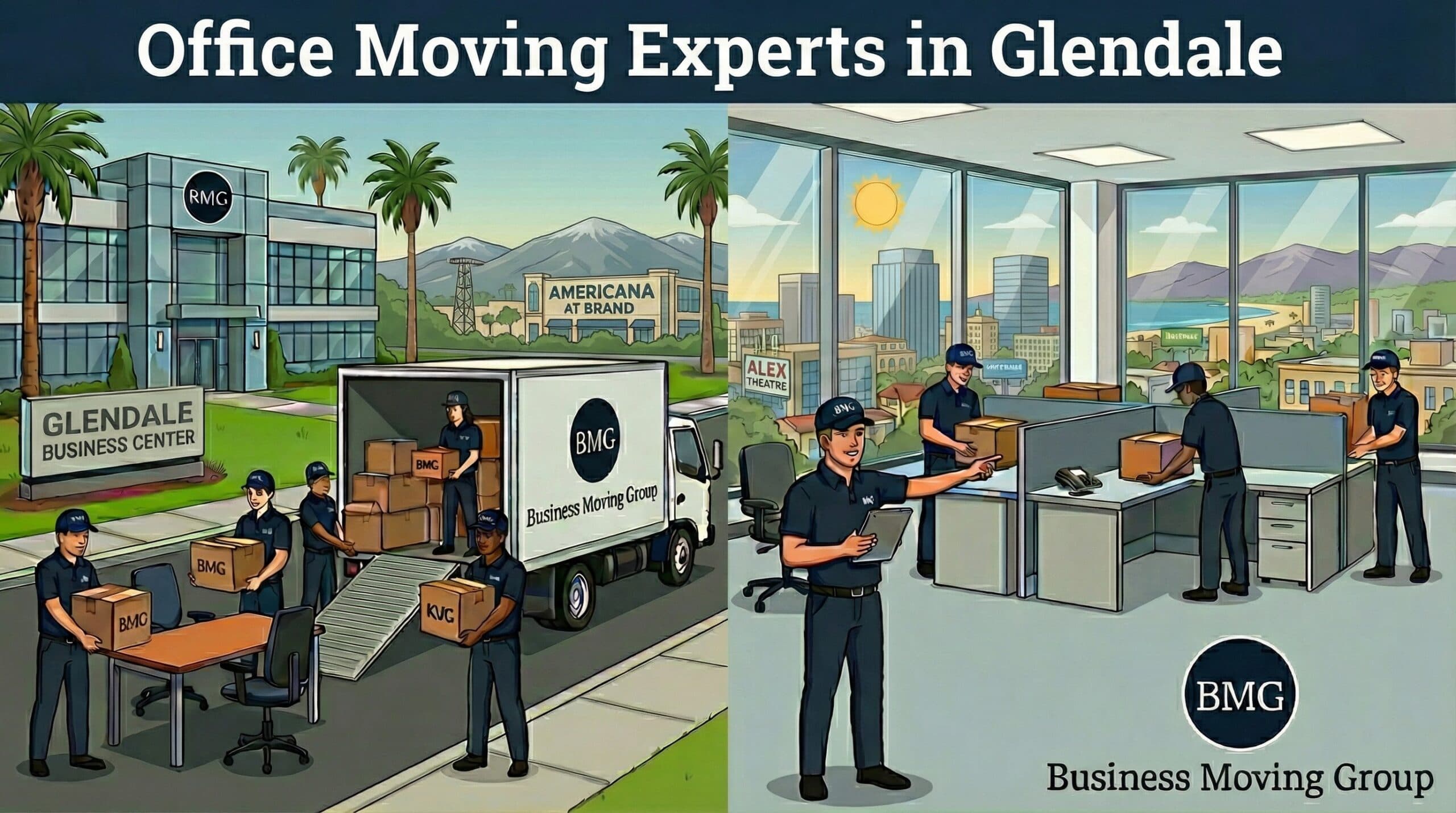 Office Moving Experts in Glendale