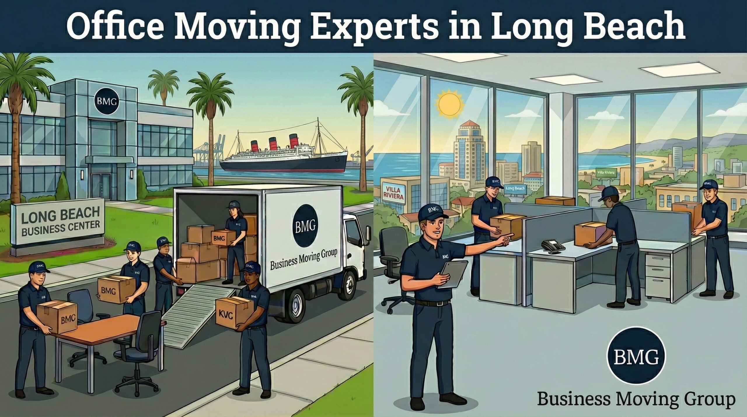 Office Moving Experts in Long Beach