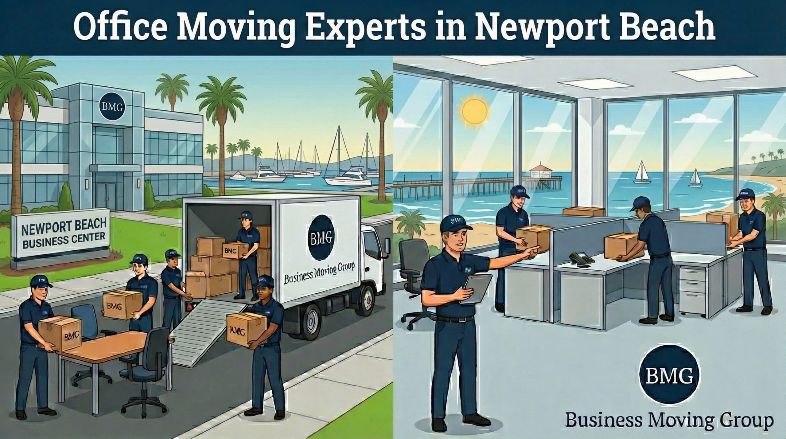 Office Moving Experts in Newport Beach